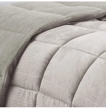 ΚΟΥΒΕΡΤΟΠΑΠΛΩΜΑ ΥΠΕΡΔΙΠΛΟ SHELBY GREIGE (220X240)