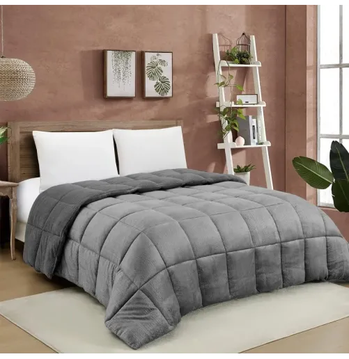 ΚΟΥΒΕΡΤΟΠΑΠΛΩΜΑ ΥΠΕΡΔΙΠΛΟ SHELBY ANTHRACITE (220X240)