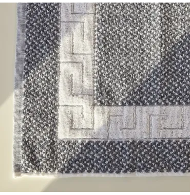 Πατάκι Μπάνιου Μαίανδρος Μελανζέ 100% Βαμβακερό (50x75) - 650gsm