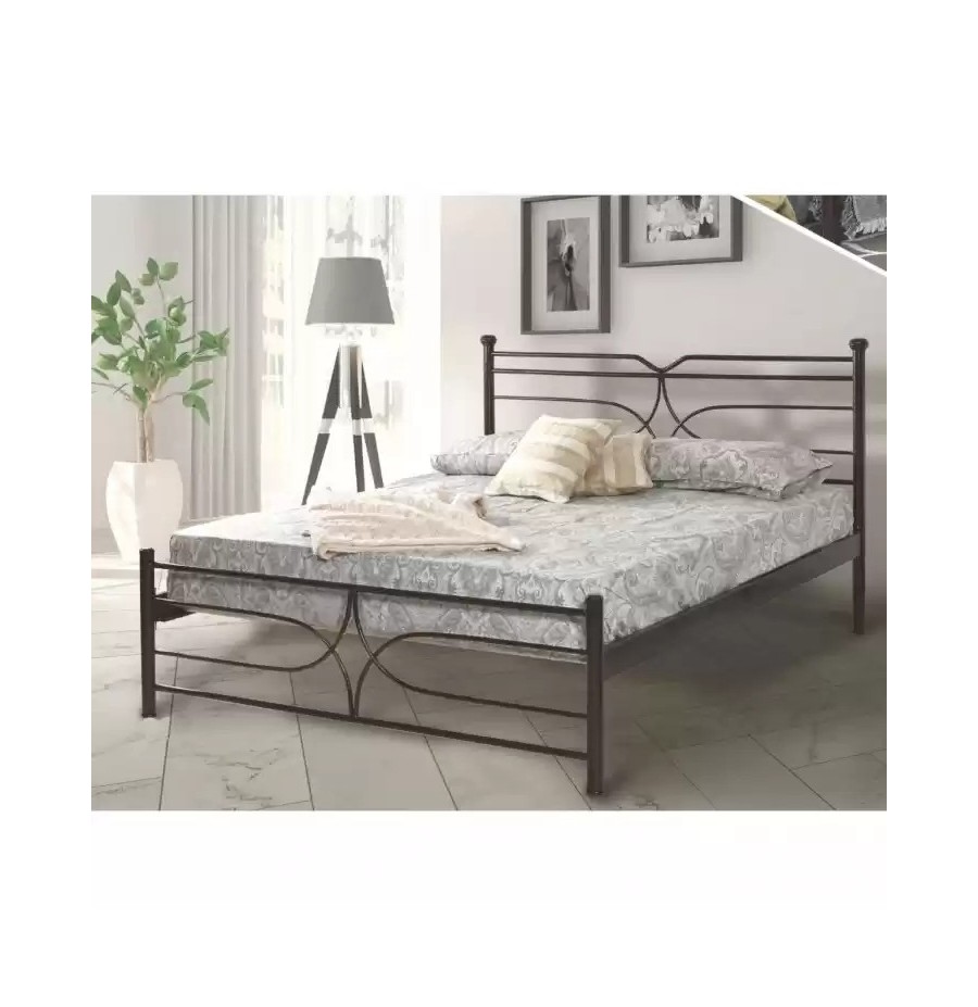 Κρεβάτι Μεταλλικό 90X200 Β10 Ανθρακόμαυρο