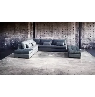 Γωνιακός Καναπές  | Κατασκευή κατά Παραγγελία με Ύφασμα - Dennino.gr