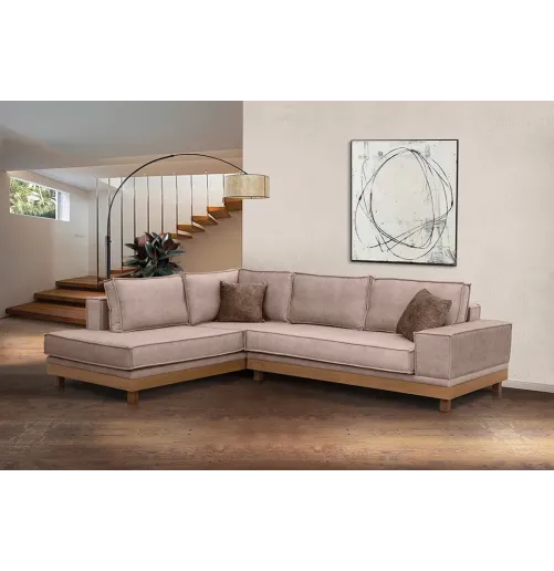 Καναπές γωνιακός τσιμπιτό SD305  260x190x90εκ – Dennino.gr