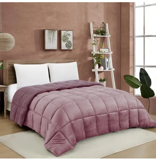 ΚΟΥΒΕΡΤΟΠΑΠΛΩΜΑ ΥΠΕΡΔΙΠΛΟ SHELBY AMETHYST (220X240)