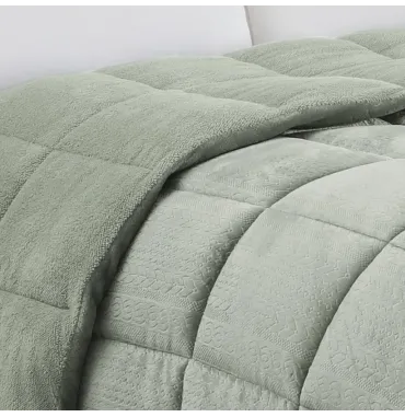 ΚΟΥΒΕΡΤΟΠΑΠΛΩΜΑ ΥΠΕΡΔΙΠΛΟ SHELBY SOFT OLIVE (220X240)