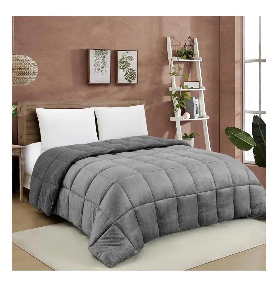 ΚΟΥΒΕΡΤΟΠΑΠΛΩΜΑ ΥΠΕΡΔΙΠΛΟ SHELBY ANTHRACITE (220X240)